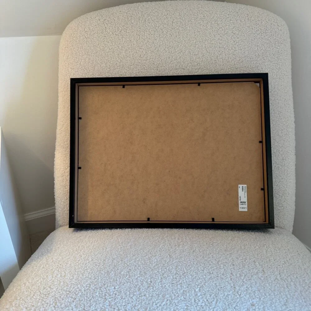 Framed IKEA Black & White Picture - B